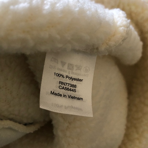 J. Crew Woman’s Sherpa Fleece Half-Zip Pullover Jacket X-Large Teddy Ivory - Picture 4 of 16